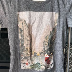 Abercrombie & Fitch small grey super soft T-shirt